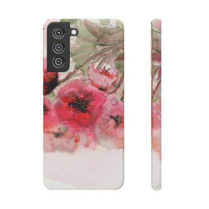 Evening Flowers iPhone & Samsung Snap Cases