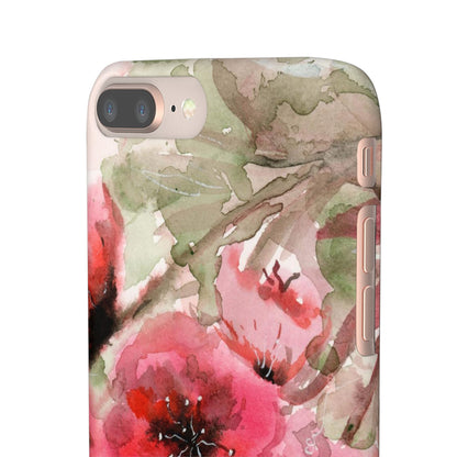 Evening Flowers iPhone & Samsung Snap Cases