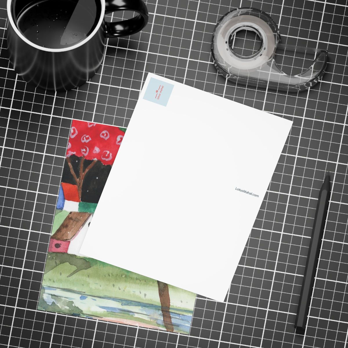 Super Twilight Watercolor Postcard