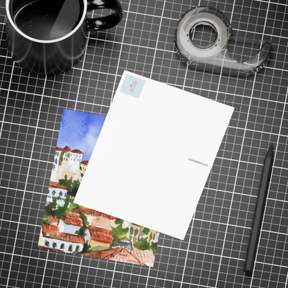 2 Nights in Porto – Watercolor Printed Postcard