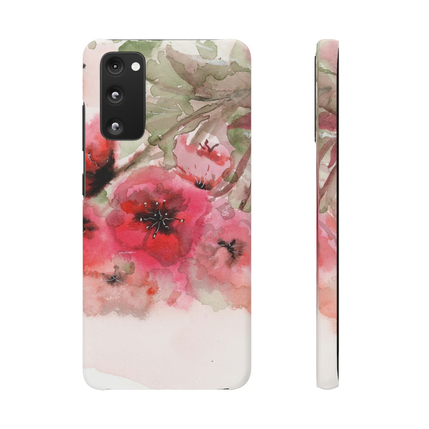 Evening Flowers iPhone & Samsung Snap Cases