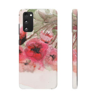 Evening Flowers iPhone & Samsung Snap Cases