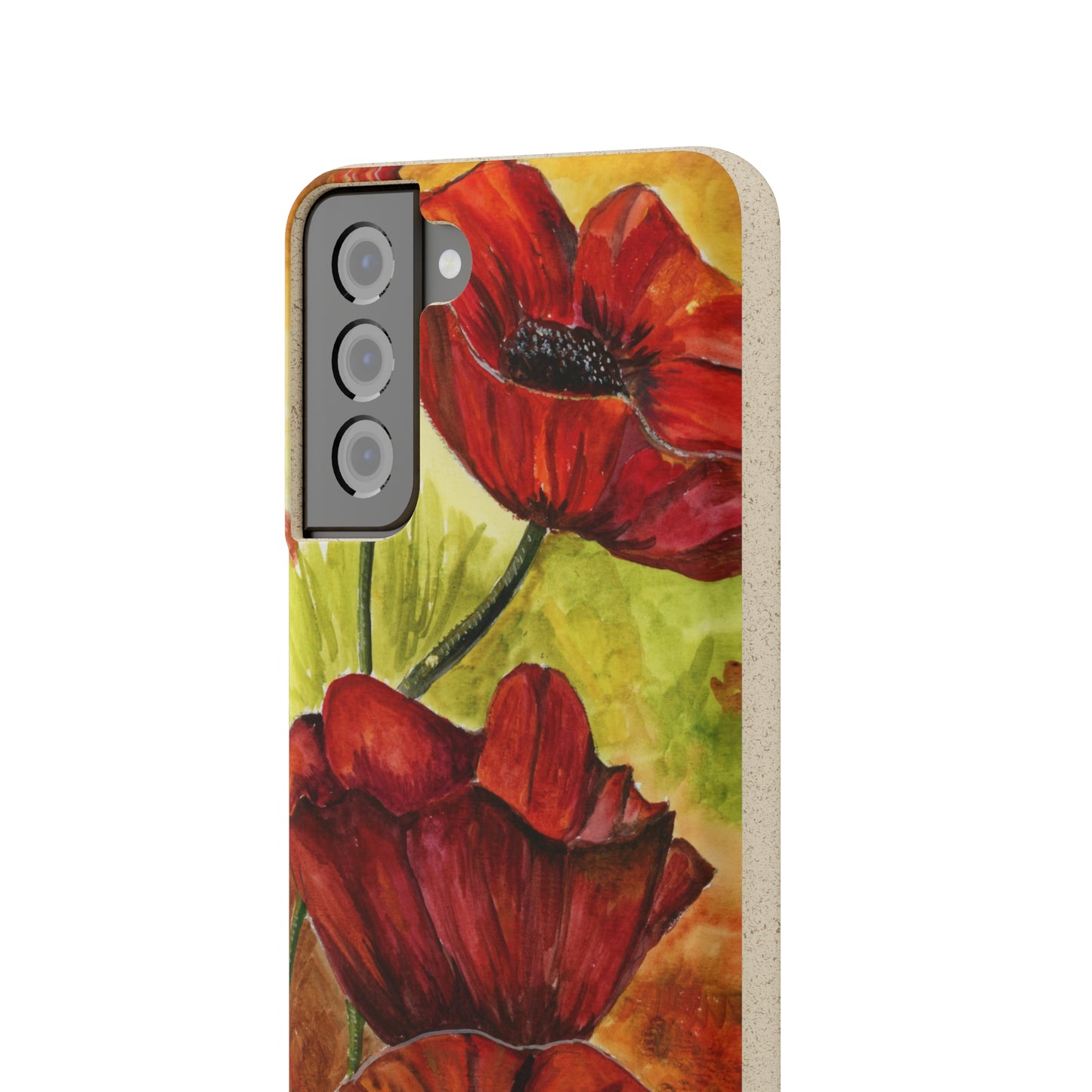 Eco Biodegradable Poppy Love iPhone & Samsung Case