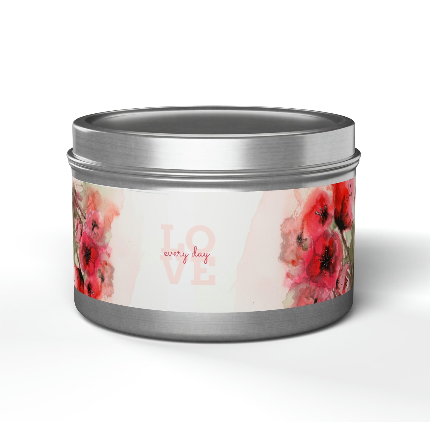 Poppy Love Everyday Tin Candles