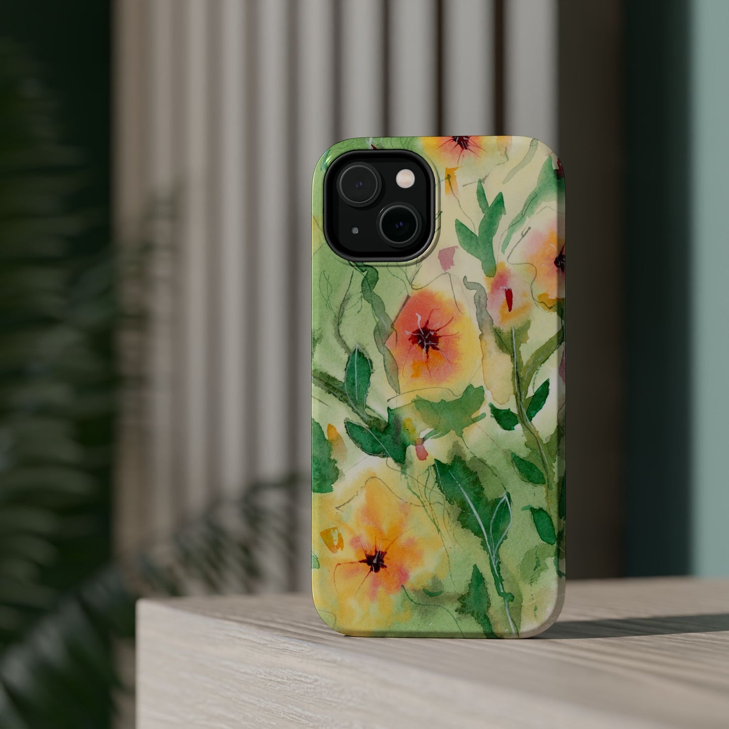 Sunset Flowers MagSafe® Impact Cases (iPhone 16 and others)