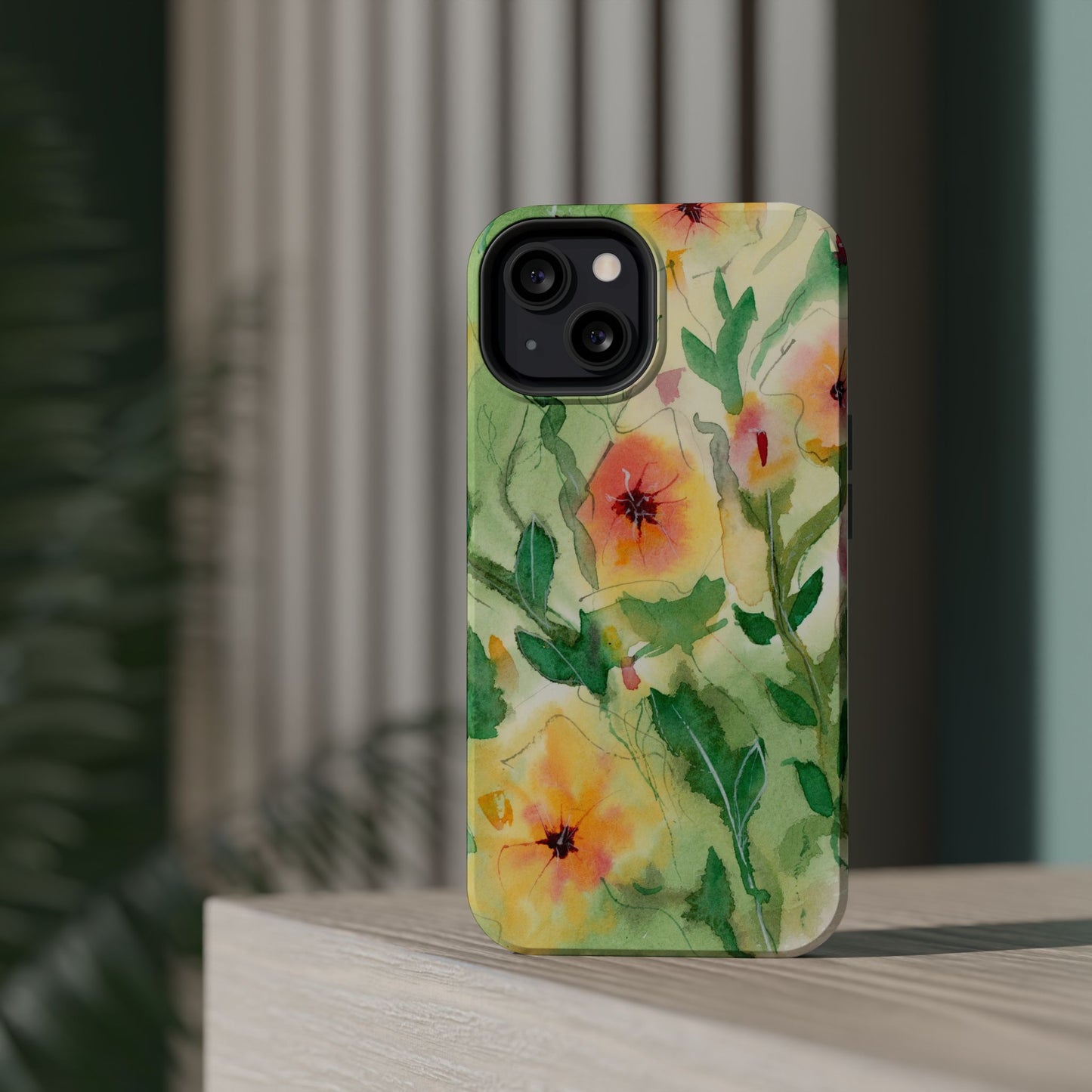 Sunset Flowers MagSafe® Impact Cases (iPhone 16 and others)