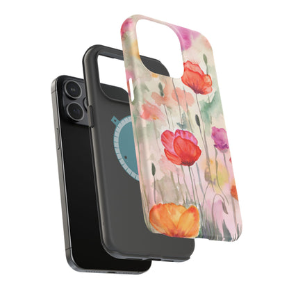 Winter Flowers MagSafe® Impact Cases (iPhone 16 and others)