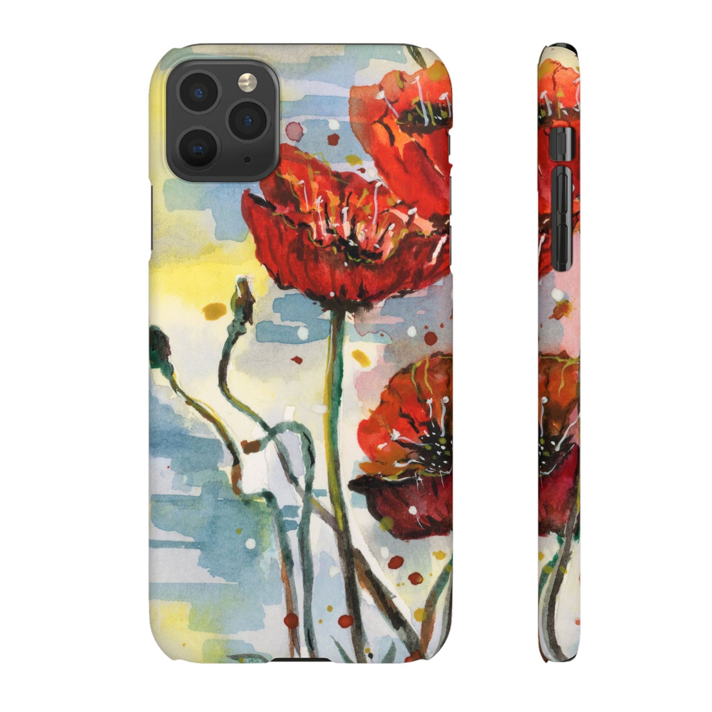 Poppy Love iPhone & Samsung Snap Cases