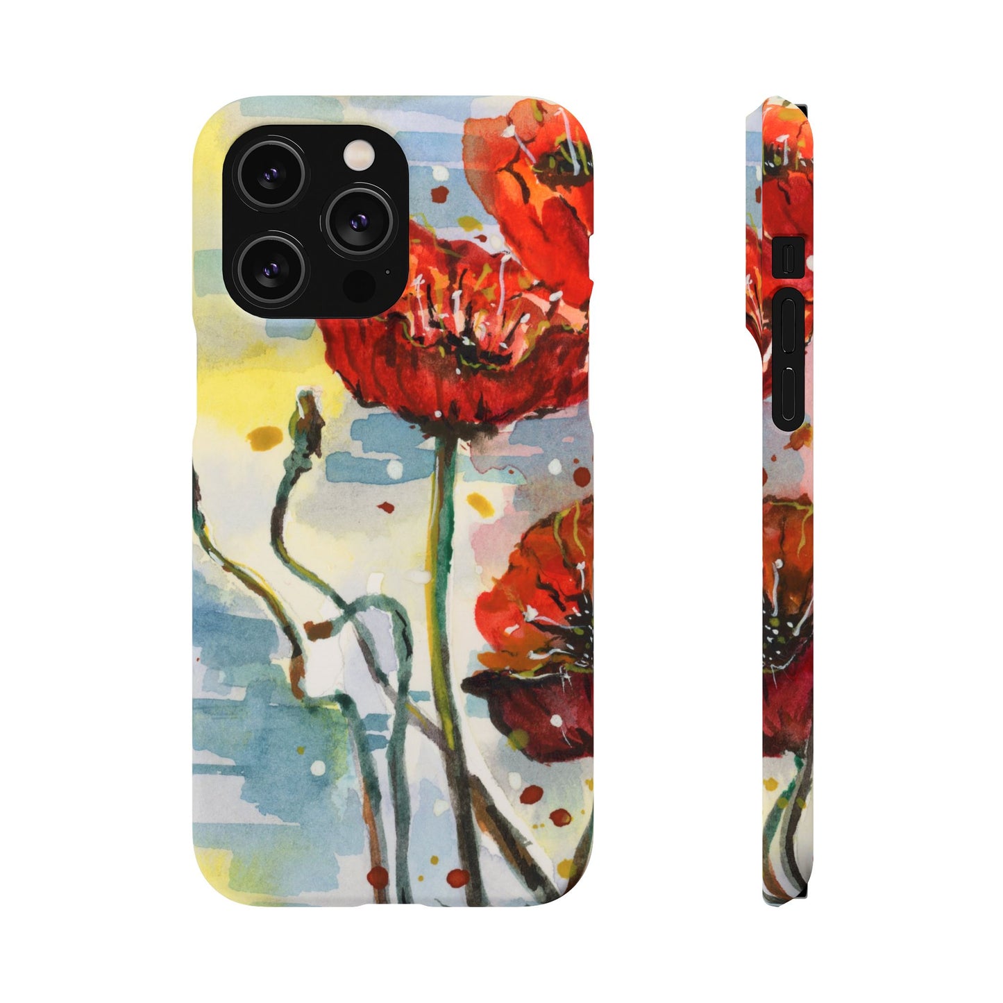 Poppy Love iPhone & Samsung Snap Cases