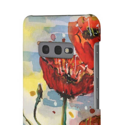 Poppy Love iPhone & Samsung Snap Cases