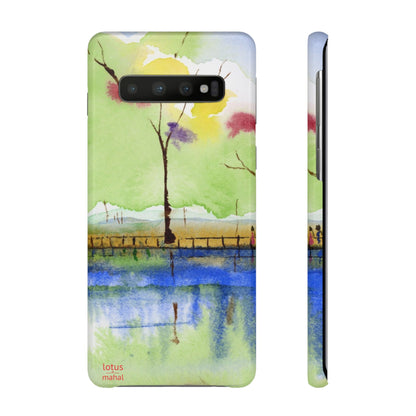 Tidal Flowers iPhone & Samsung Snap Cases