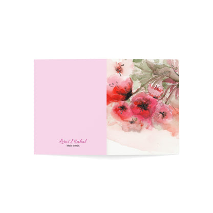 Evening Flowers All Occassion Greeting Cards