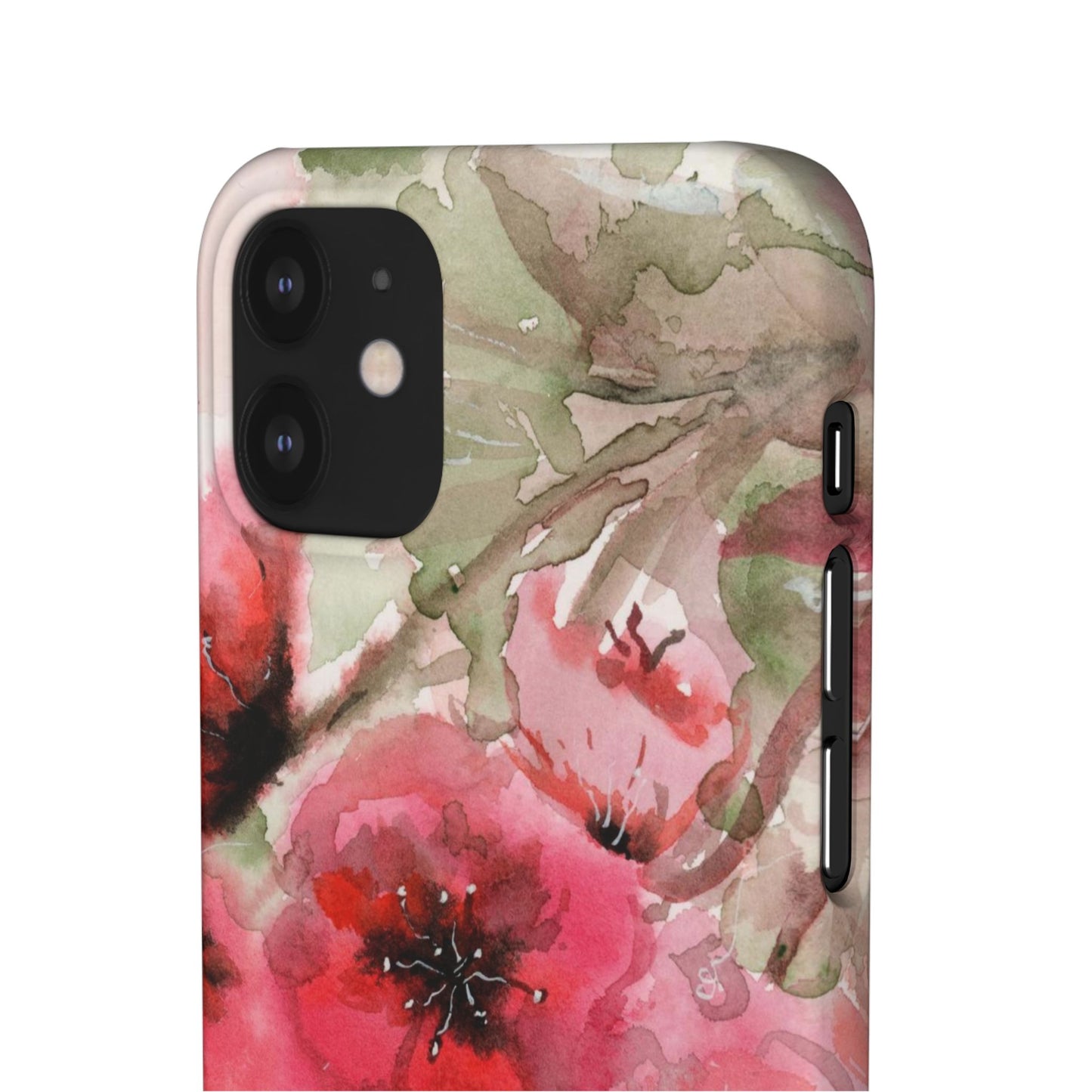 Evening Flowers iPhone & Samsung Snap Cases