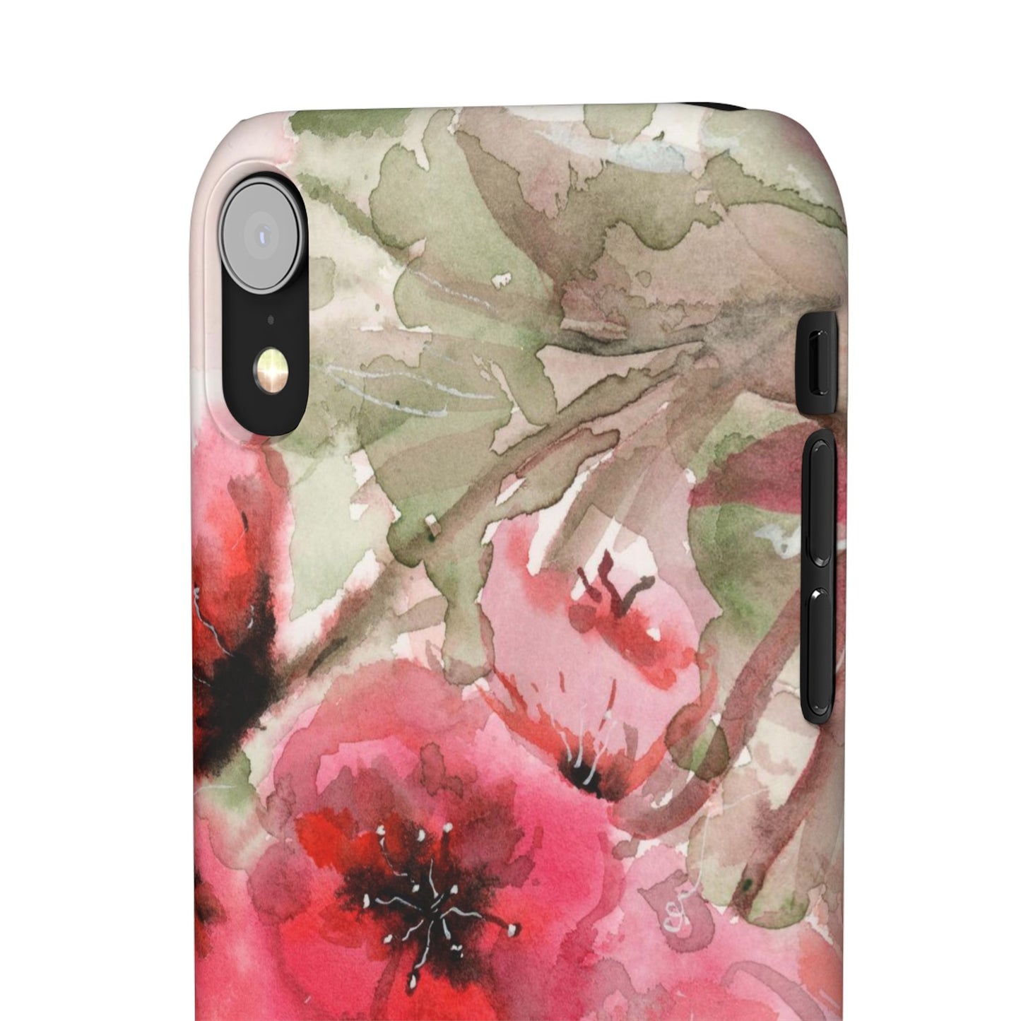 Evening Flowers iPhone & Samsung Snap Cases