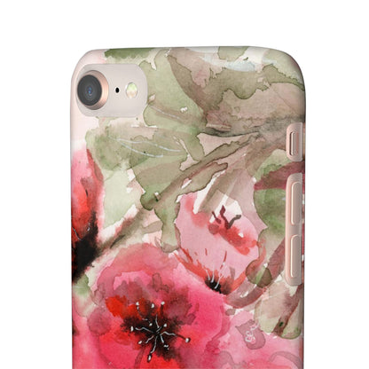 Evening Flowers iPhone & Samsung Snap Cases