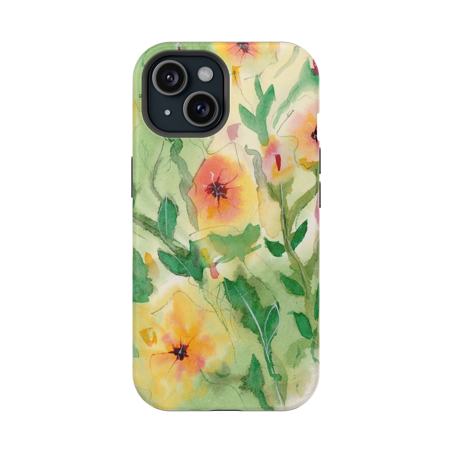 Sunset Flowers MagSafe® Impact Cases (iPhone 16 and others)