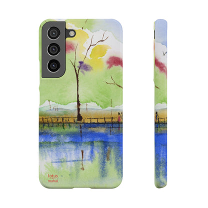 Tidal Flowers iPhone & Samsung Snap Cases