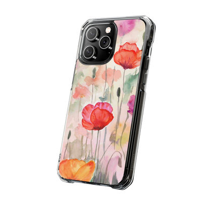 MagSafe® Wild Flower Clear Impact Cases (iPhone 15 & 14)