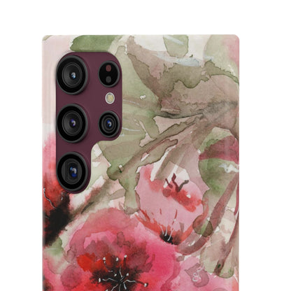 Evening Flowers iPhone & Samsung Snap Cases