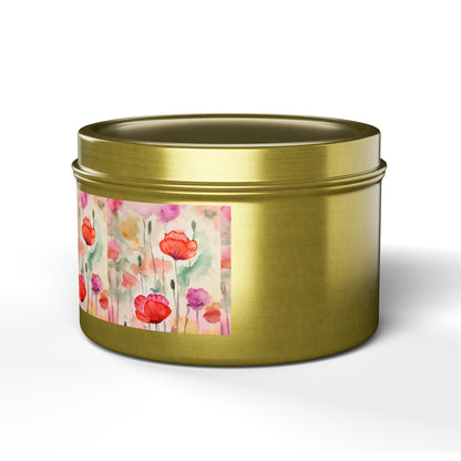 Wild Flowers Handmade Art Candles