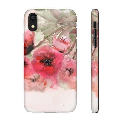 Evening Flowers iPhone & Samsung Snap Cases