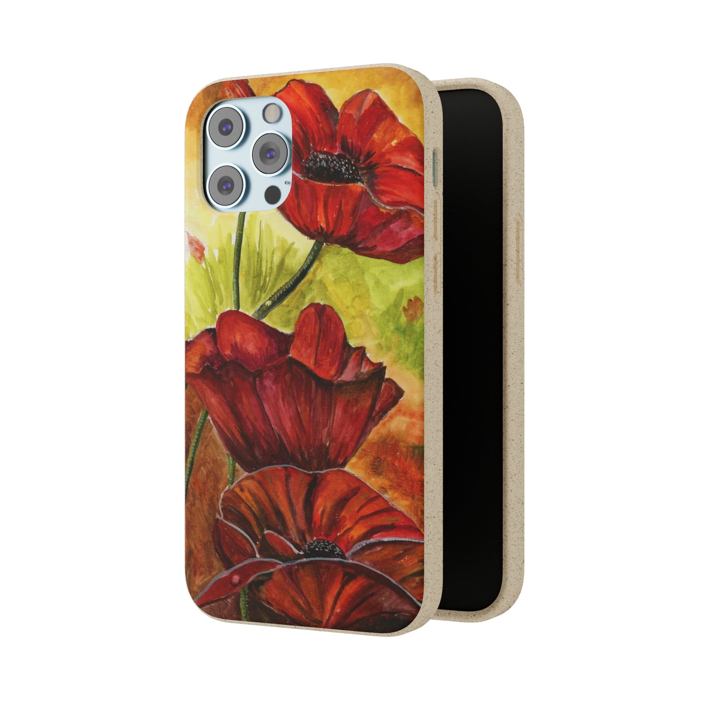 Eco Biodegradable Poppy Love iPhone & Samsung Case