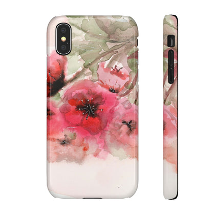 Evening Flowers iPhone & Samsung Snap Cases