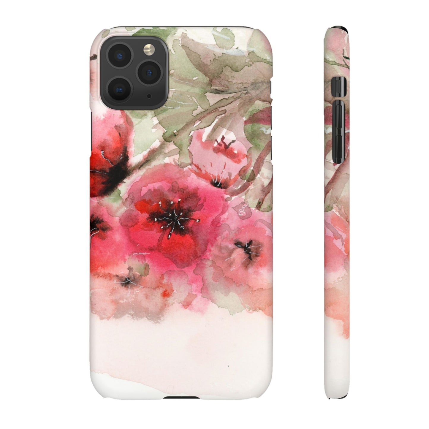 Evening Flowers iPhone & Samsung Snap Cases