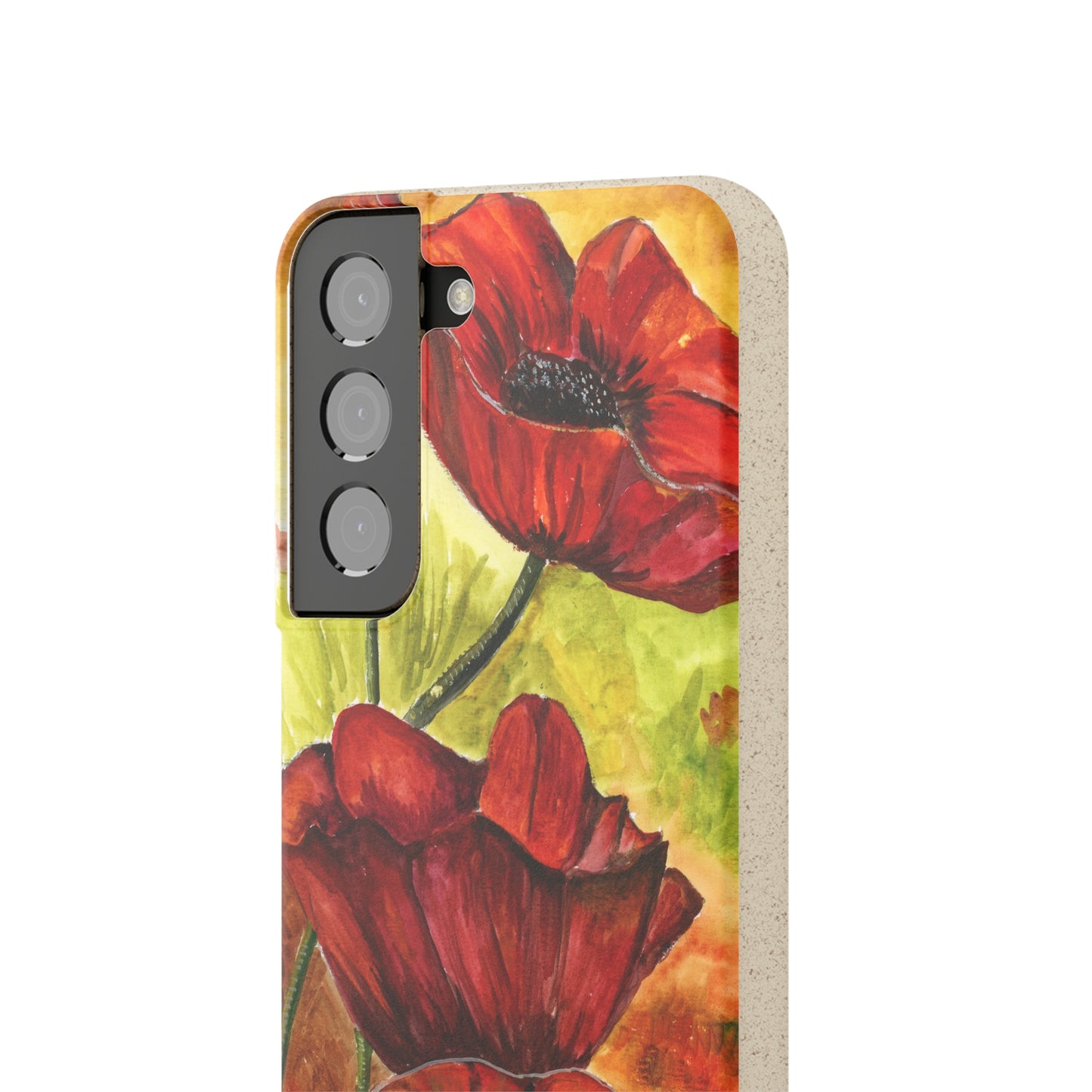 Eco Biodegradable Poppy Love iPhone & Samsung Case