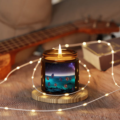 Galactic Ocean Soy Candle in Amber Jar