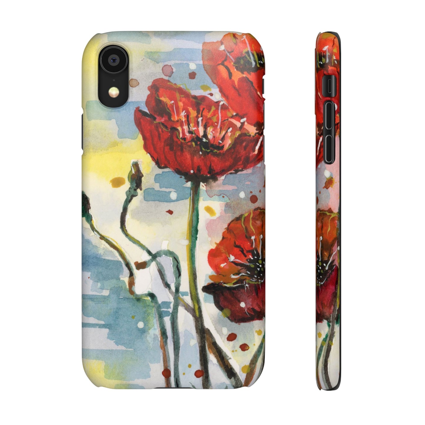 Poppy Love iPhone & Samsung Snap Cases