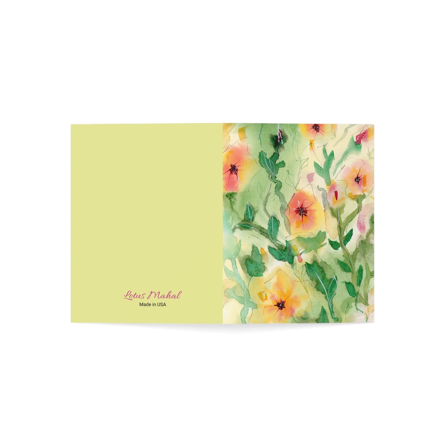 Sunset Flowers All Occassion Greeting Cards