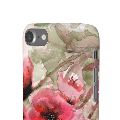 Evening Flowers iPhone & Samsung Snap Cases