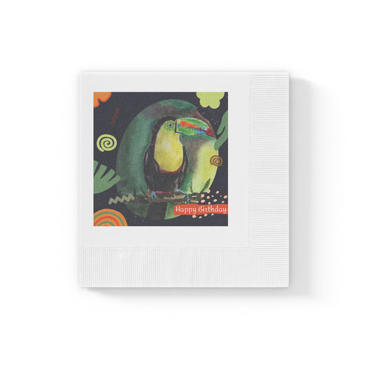 Talking Toucan Happy Birthday Napkins