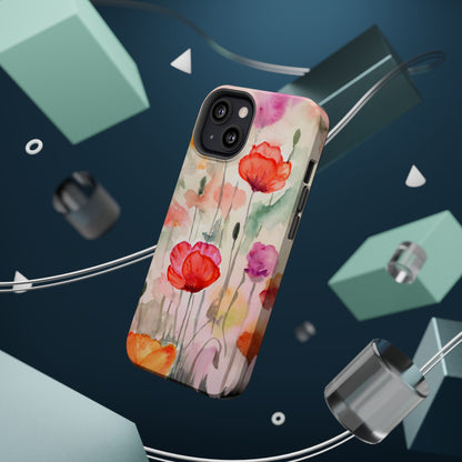 Winter Flowers MagSafe® Impact Cases (iPhone 16 and others)