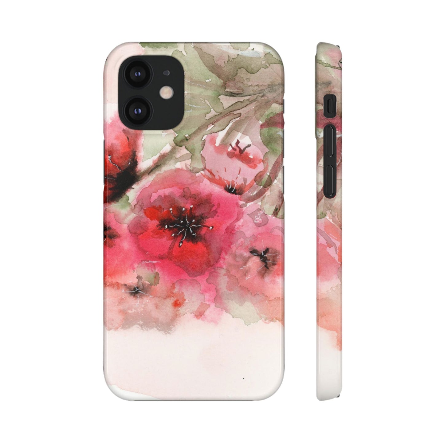 Evening Flowers iPhone & Samsung Snap Cases