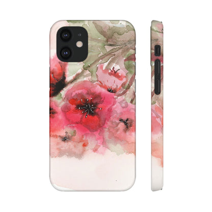 Evening Flowers iPhone & Samsung Snap Cases