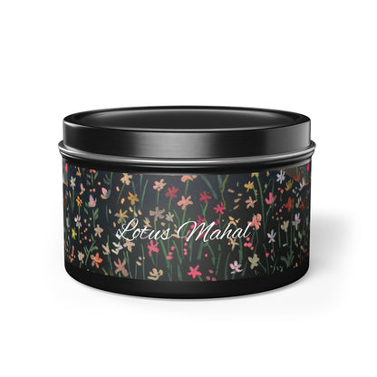 Wild Garden Flowers Handmade Art Candles