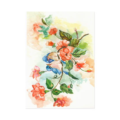 Love birds Fine Art Postcards