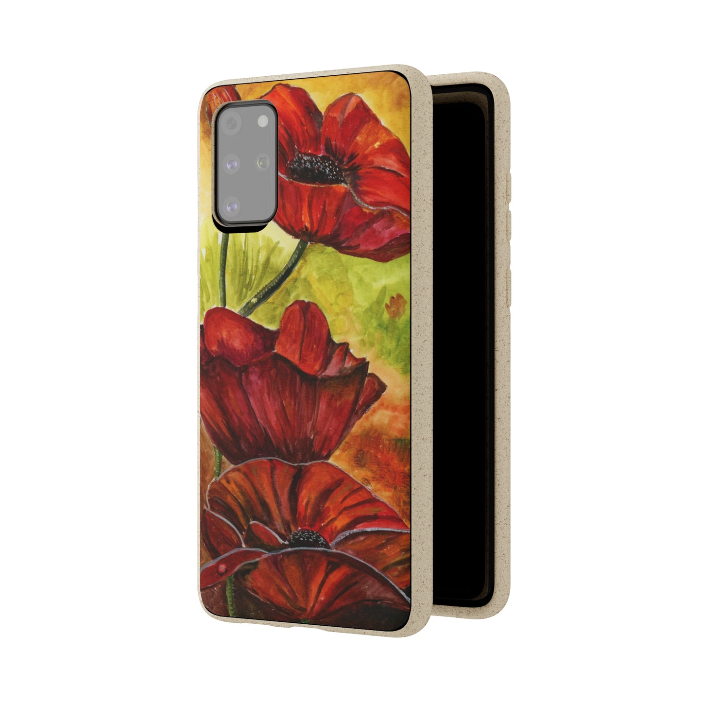 Eco Biodegradable Poppy Love iPhone & Samsung Case