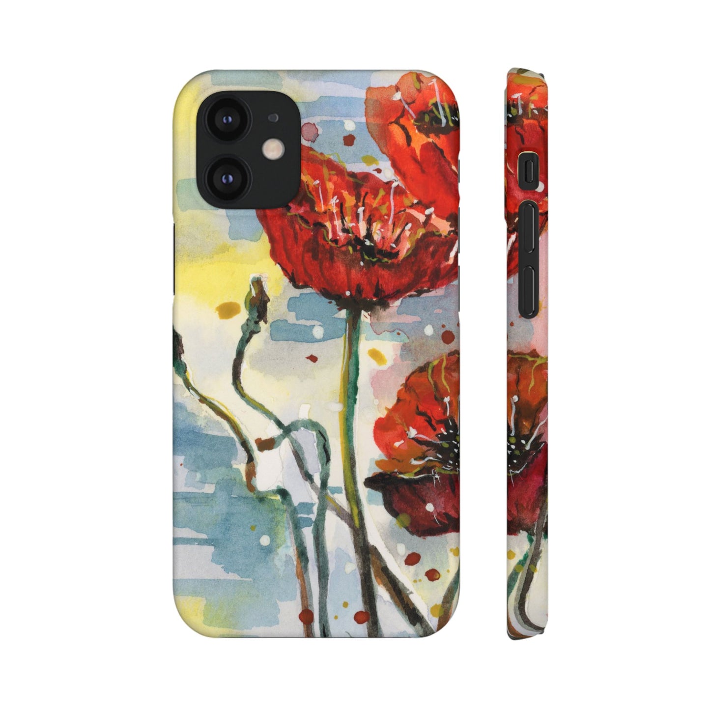 Poppy Love iPhone & Samsung Snap Cases