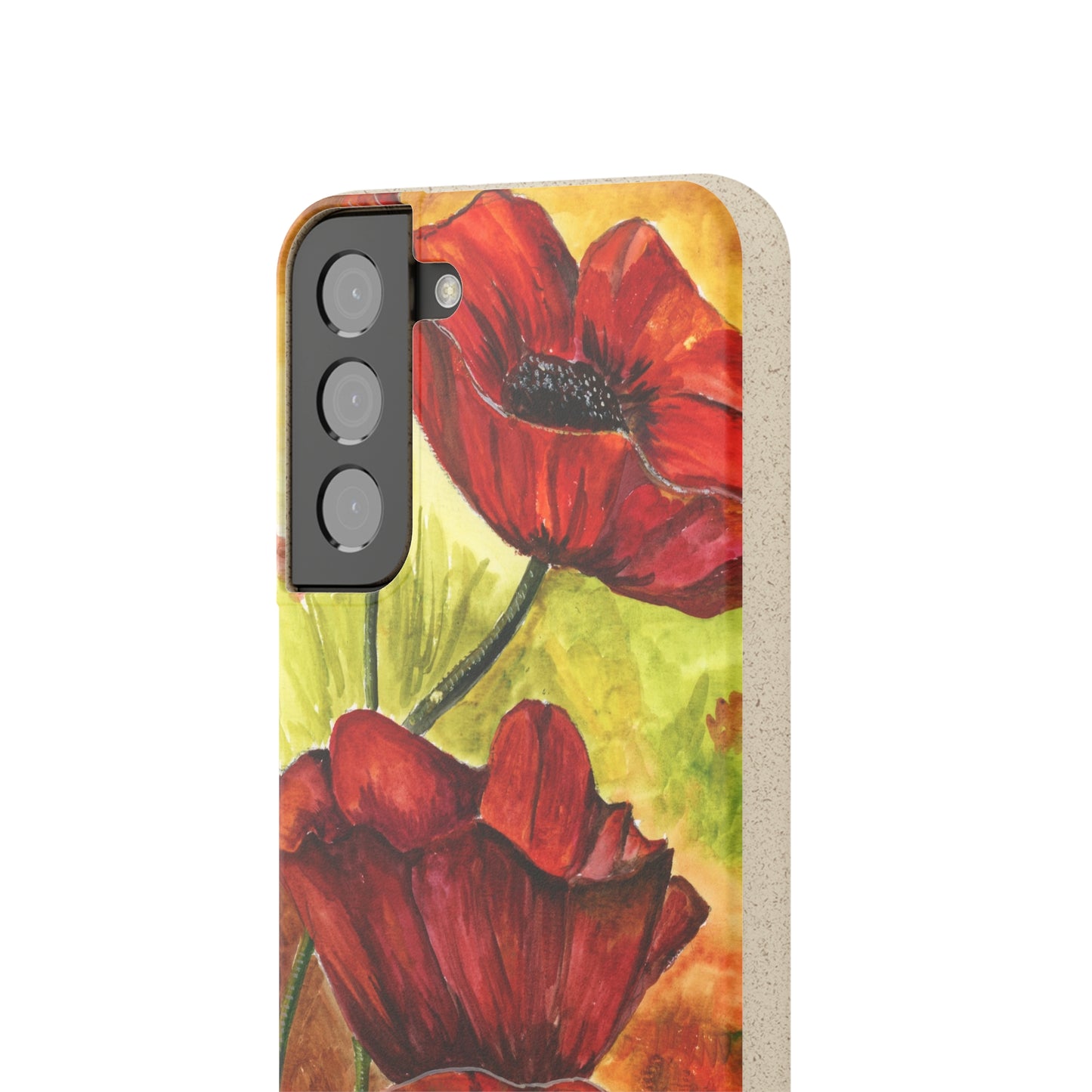 Eco Biodegradable Poppy Love iPhone & Samsung Case