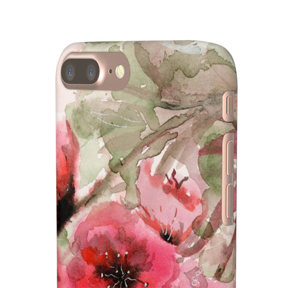 Evening Flowers iPhone & Samsung Snap Cases