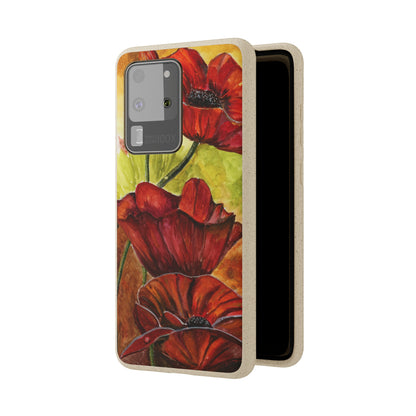 Eco Biodegradable Poppy Love iPhone & Samsung Case