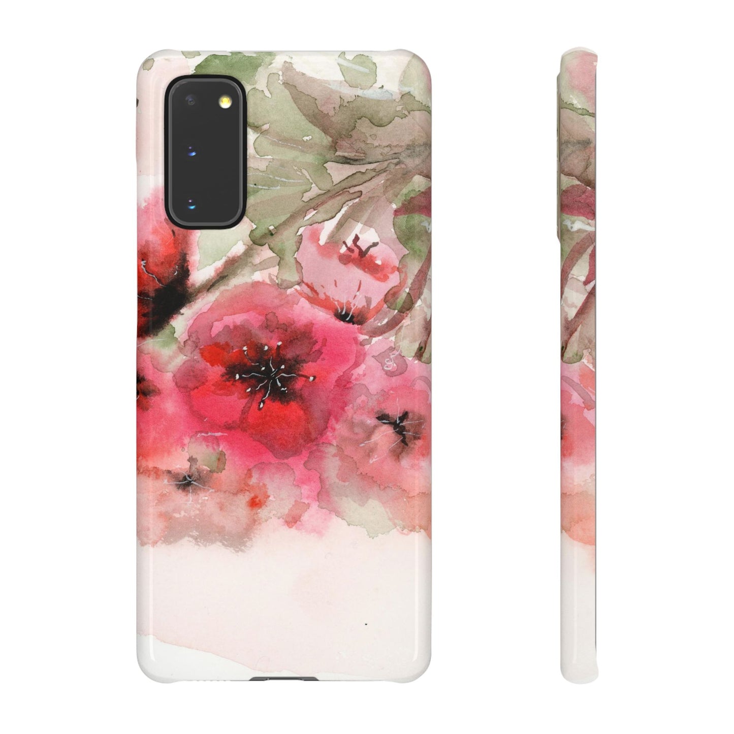 Evening Flowers iPhone & Samsung Snap Cases