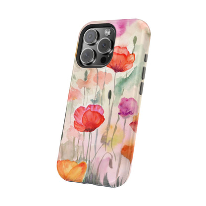 Winter Flowers MagSafe® Impact Cases (iPhone 16 and others)