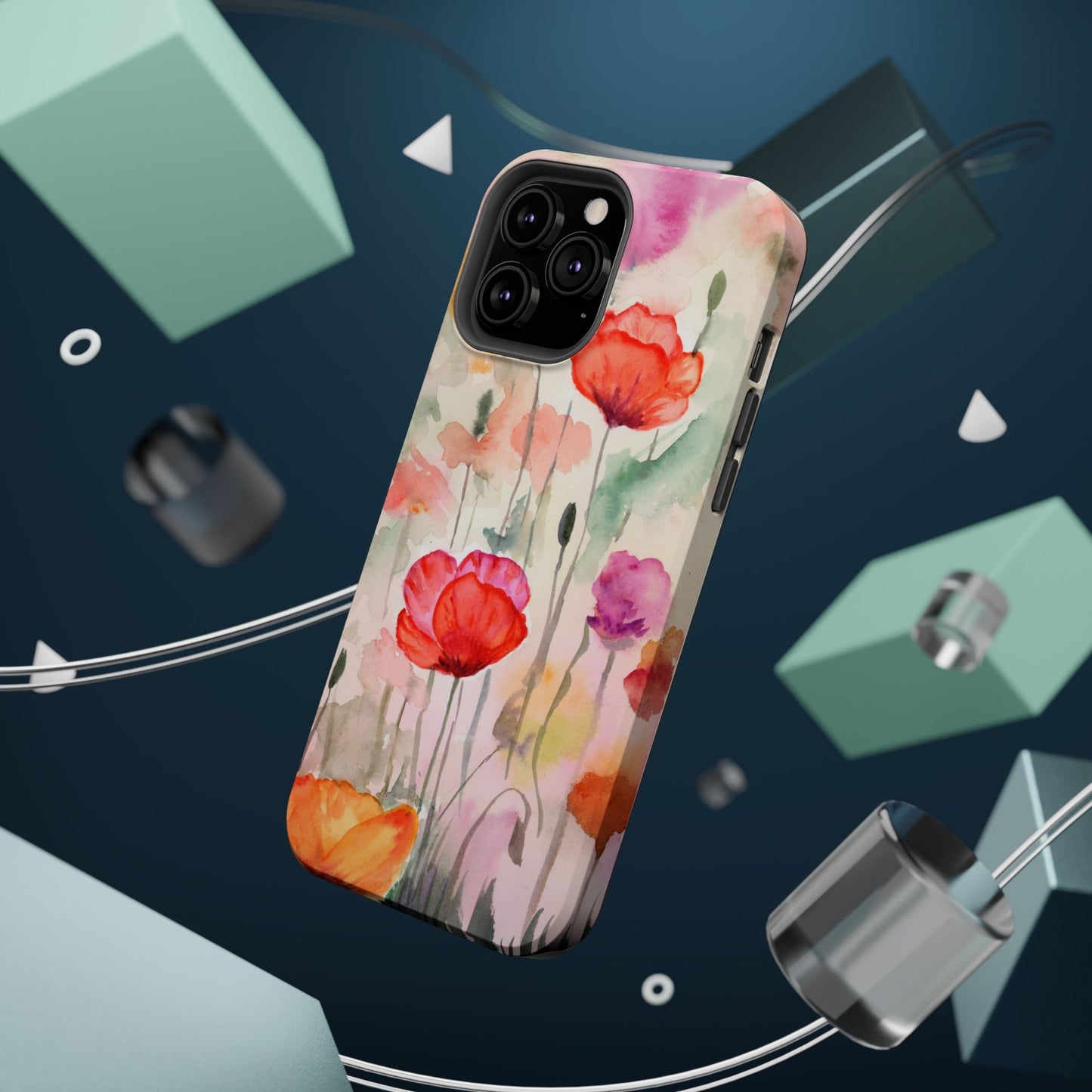 Winter Flowers MagSafe® Impact Cases (iPhone 16 and others)