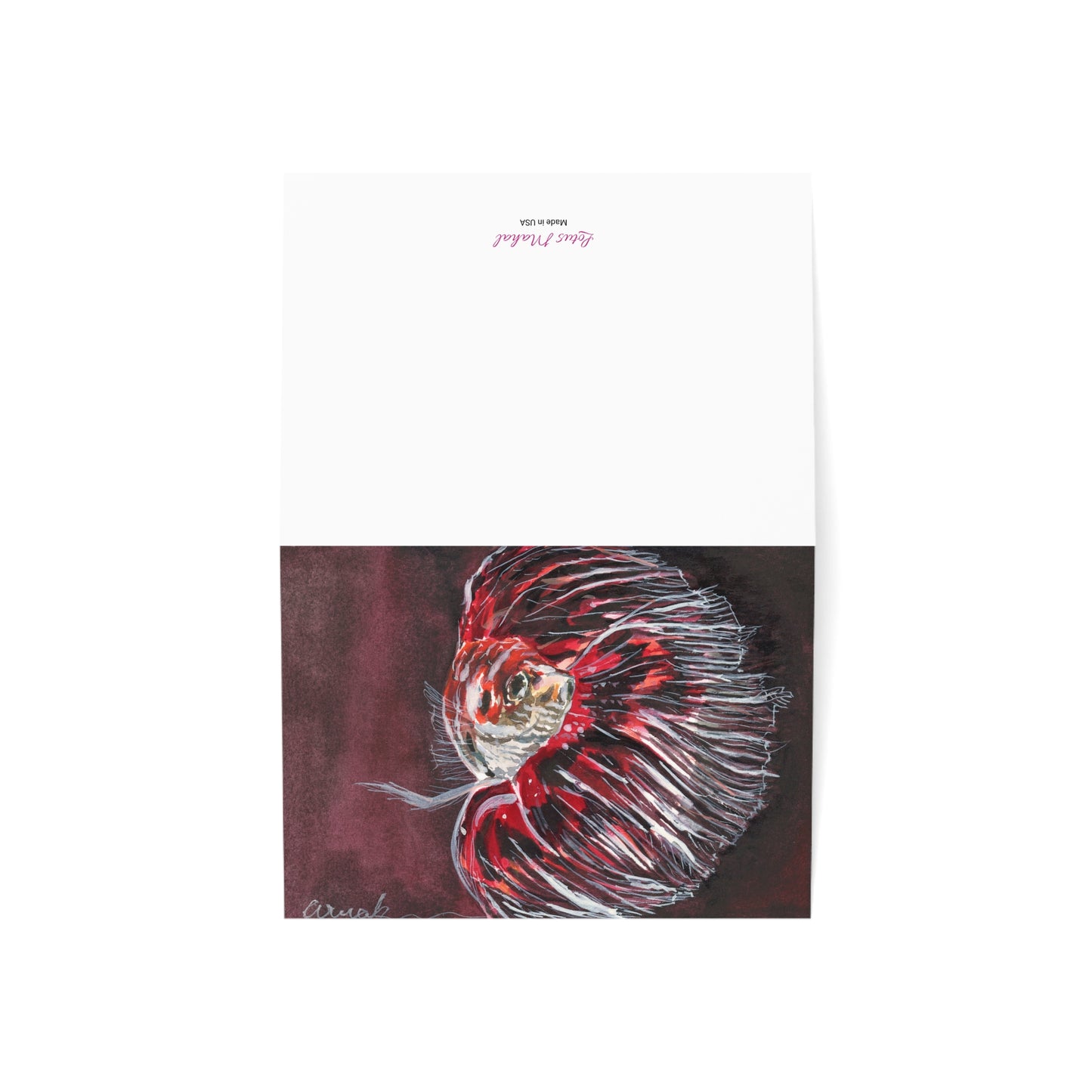 Beta Fish All Occasions Greeting Cards