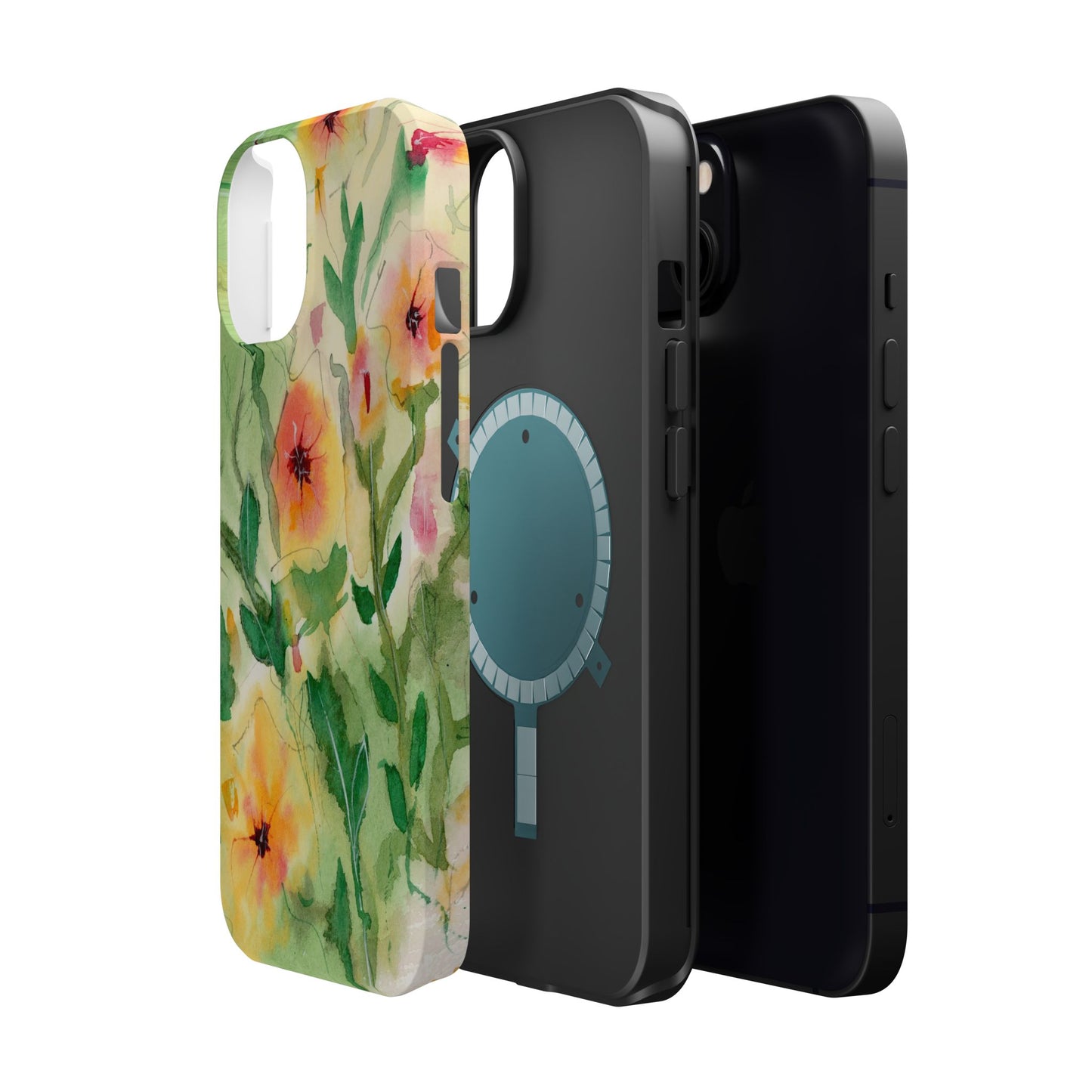 Sunset Flowers MagSafe® Impact Cases (iPhone 16 and others)