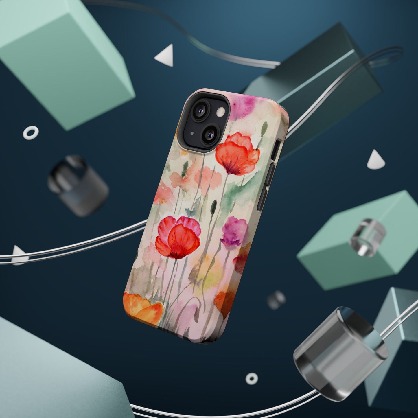 Winter Flowers MagSafe® Impact Cases (iPhone 16 and others)